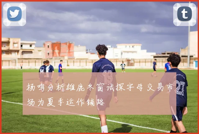 杨鸣分析雄鹿冬窗试探字母交易市场为夏季运作铺路